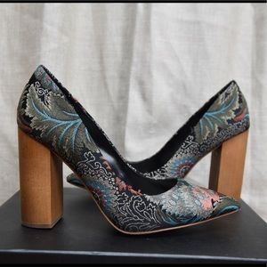 Wood Heel Pumps
